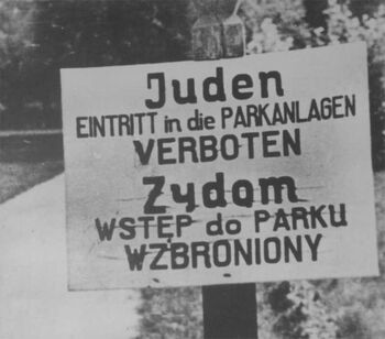 &amp;#34;Forbudt for jøder å gå inn i parkanlegget&amp;#34;
